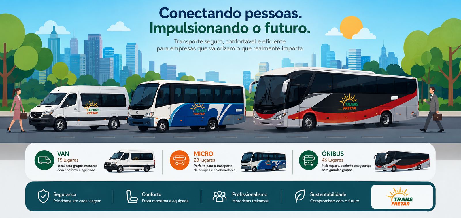 transporte de funcionários